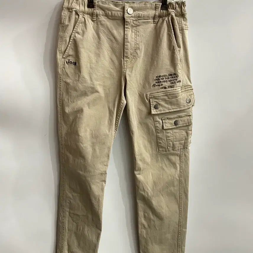 [BUNJANG] Jeep Beige Cargo Pants Cotton Trousers Size 30 / [30] 지프 베이지 카고 팬츠 면바지 1.5