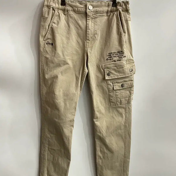 [BUNJANG] Jeep Beige Cargo Pants Cotton Trousers Size 30 / [30] 지프 베이지 카고 팬츠 면바지 1.5