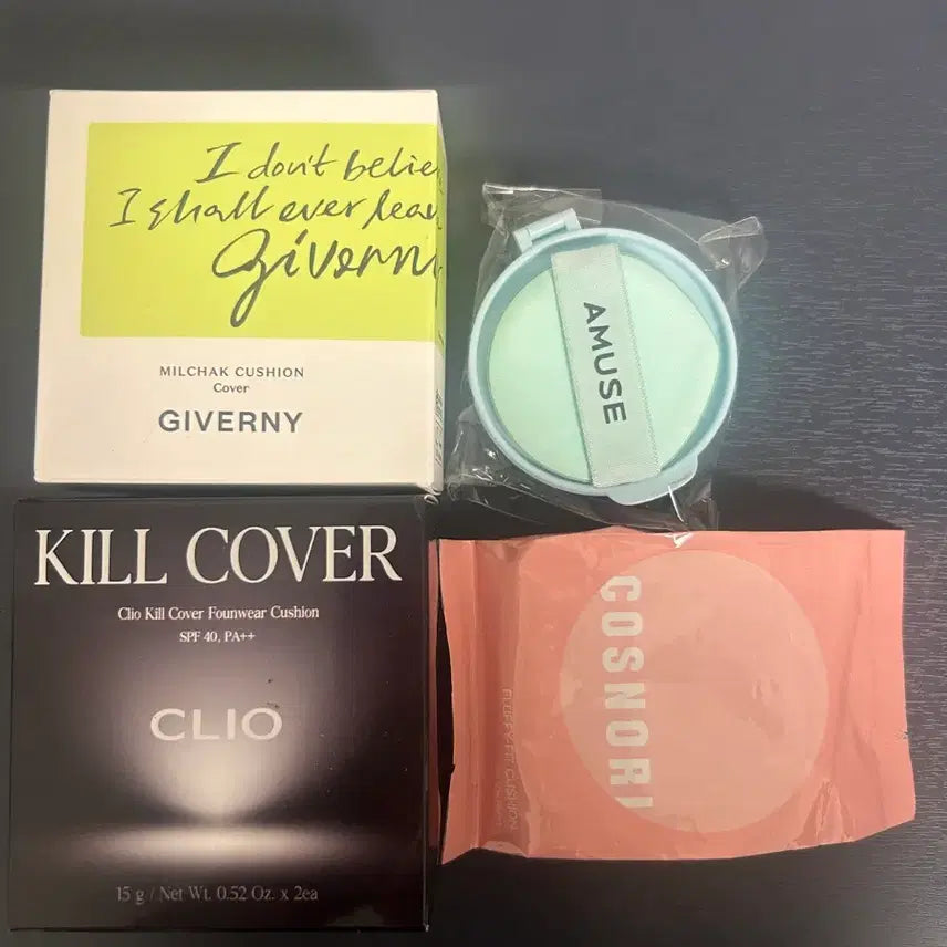 [BUNJANG] CLIO Kill Cover, GIVERNY, AMUSE, COSNORI Cushion Refills / 새상품 쿠션 리필 판매