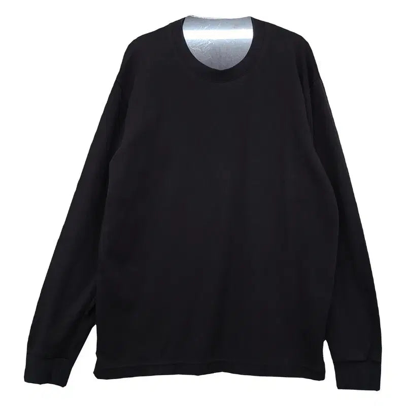 [BUNJANG] Uniqlo Black Long Sleeve T-Shirt L / 유니클로 블랙 긴팔티 L