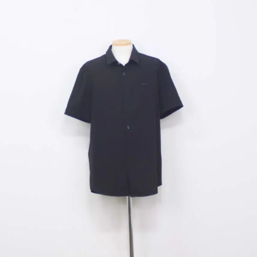 [BUNJANG] Comodo Men's Casual Short-Sleeve Shirt - Black, Size 105 / [정품] 코모도(COMODO) 남성 캐주얼 셔츠 신상 105사이즈 정인샵