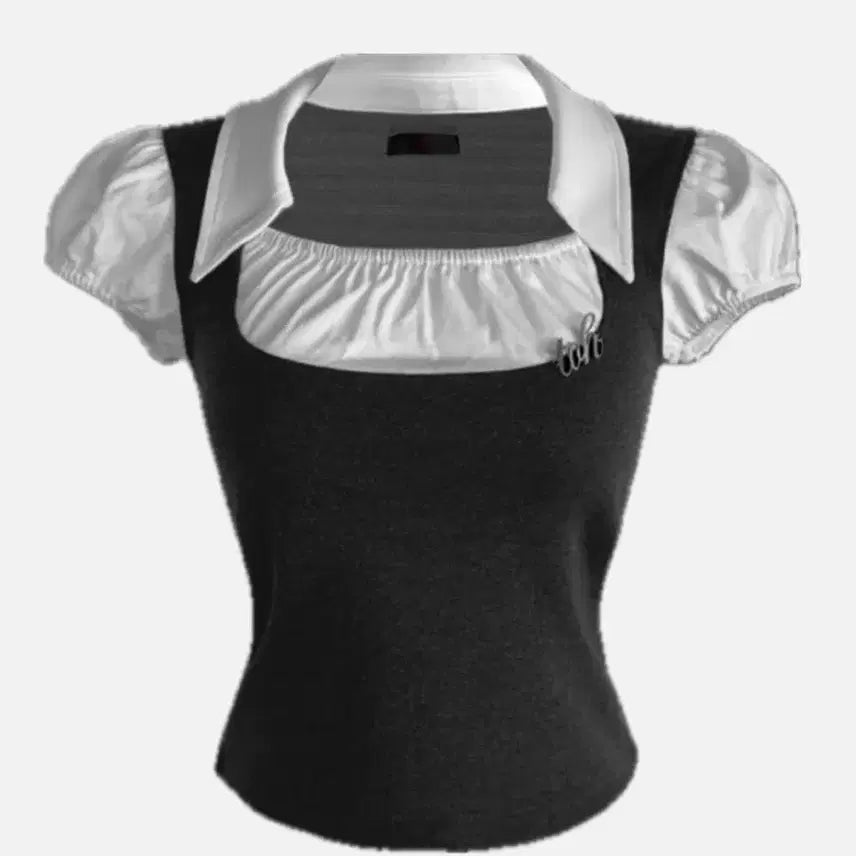 [BUNJANG] TOH Dolly Top Charcoal / toh 돌리탑 차콜