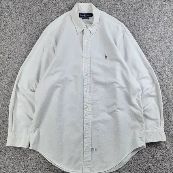 [BUNJANG] Polo Ralph Lauren White Shirt / 폴로랄프로렌 화이트 셔츠 ( L추정 ) / 13115