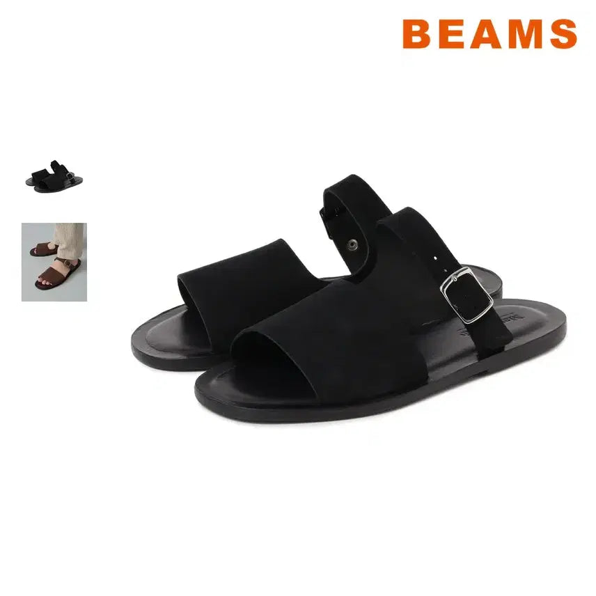 [BUNJANG] BEAMS F Mario Doni Capolona Suede Sandals / 빔즈 에프 마리오도니 카폴로나 스웨이드 샌들