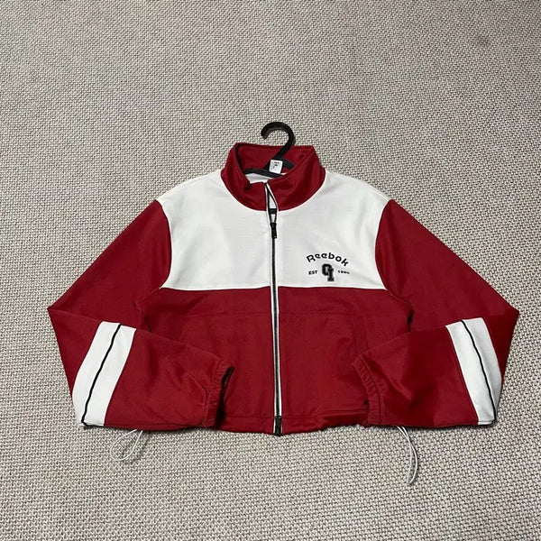 [BUNJANG] Reebok Women's Cropped Zip-Up Jacket / M 리복 여성 크롭 집업 자켓 B.7706