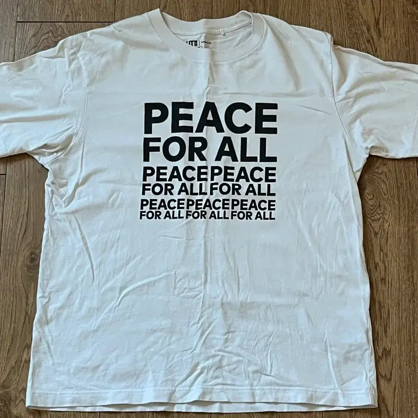 [BUNJANG] Uniqlo Peace for All T-Shirt XL / 유니클로 peace for all XL