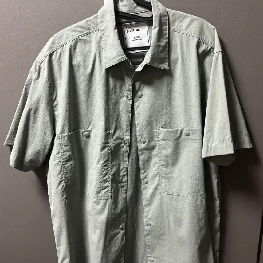 [BUNJANG] Ziozia Nylon Short Sleeve Shirt / 지오지아 나일론 반팔 셔츠