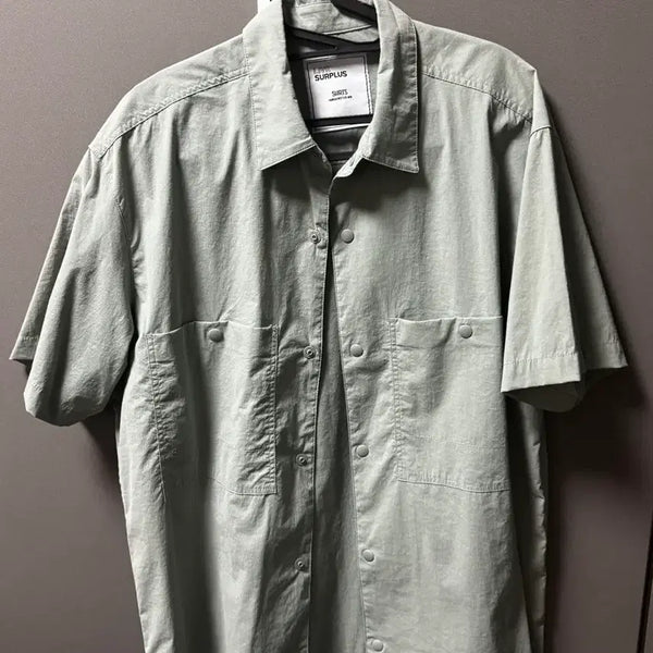[BUNJANG] Ziozia Nylon Short Sleeve Shirt / 지오지아 나일론 반팔 셔츠