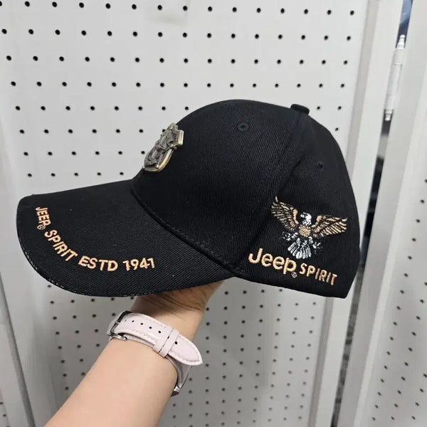 [BUNJANG] Jeep Spirit Eagle Logo Cap Black / Jeep Spirit 볼캡 블랙