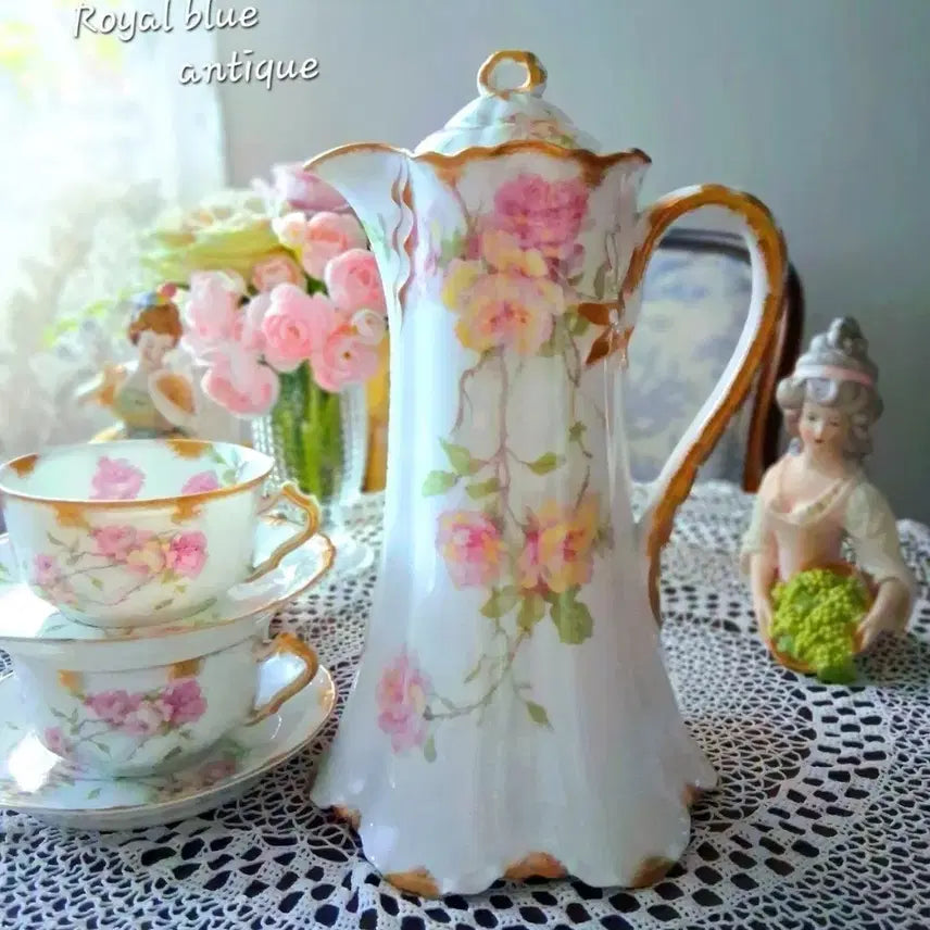[BUNJANG] Haviland Baltimore Rose Pot / 프랑스 하빌랜드 발티모어로즈 팟