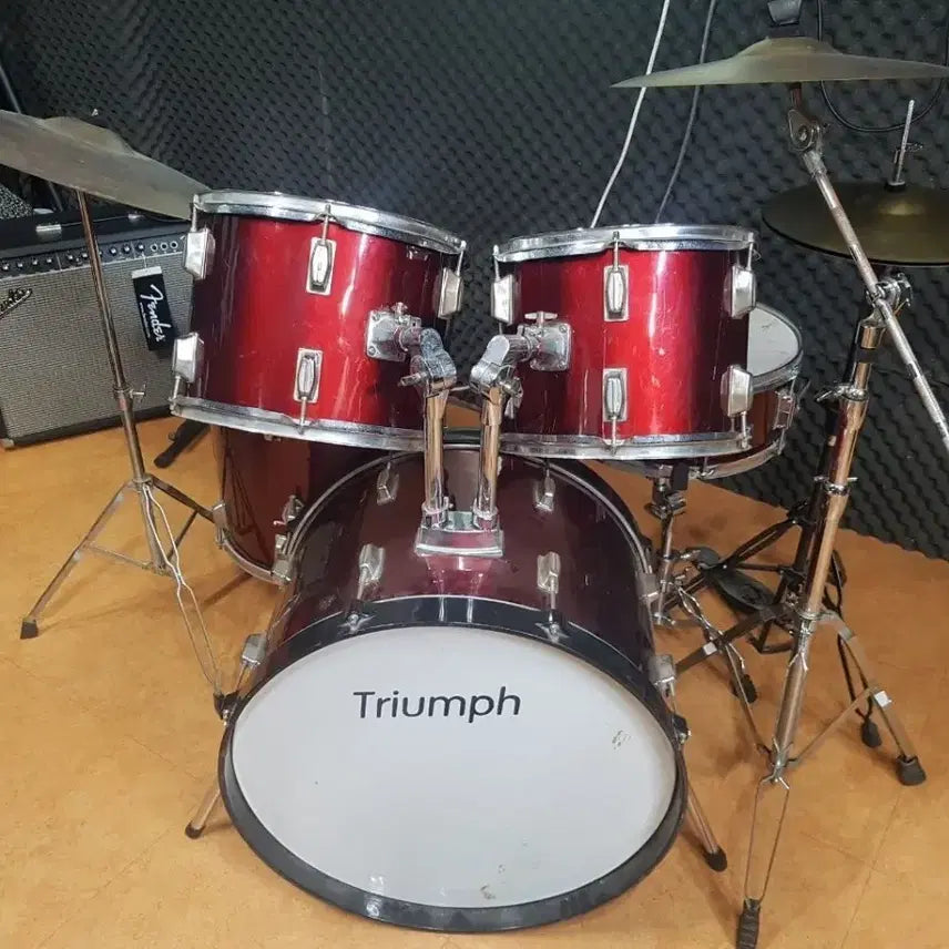 [BUNJANG] Practice Drum Set Full Set with Cymbals and Pedals / 드럼세트