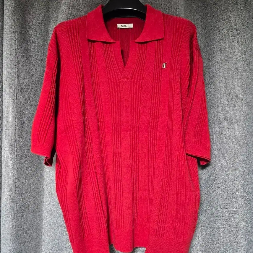 [BUNJANG] Nois Red Knit Top / 노이스 레드 니트 탑 팝니다
