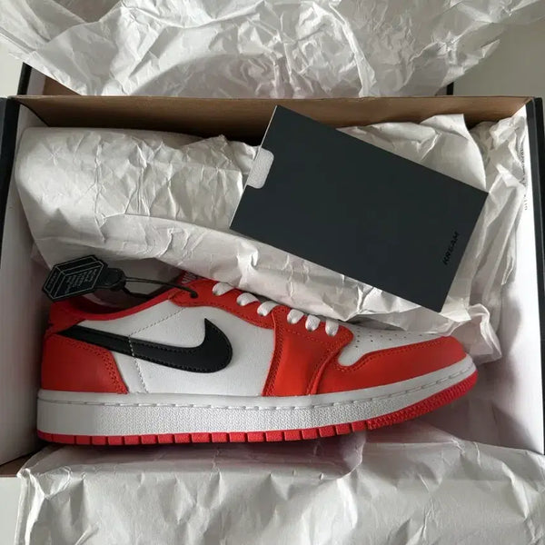[BUNJANG] Air Jordan 1 Low W Starfish Sneakers / (풀박)조던1 로우 W 스타피쉬 260