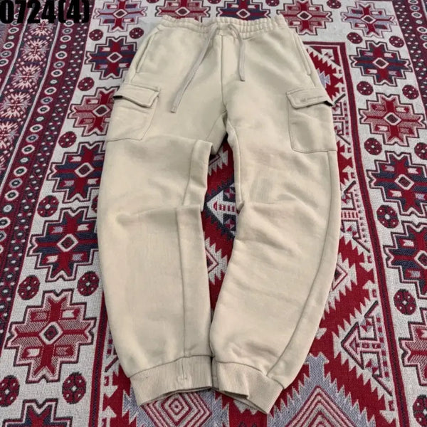 [BUNJANG] Snow Peak Cargo Sweatpants Beige / 스노우피크 카고 스웻팬츠 베이지 0724