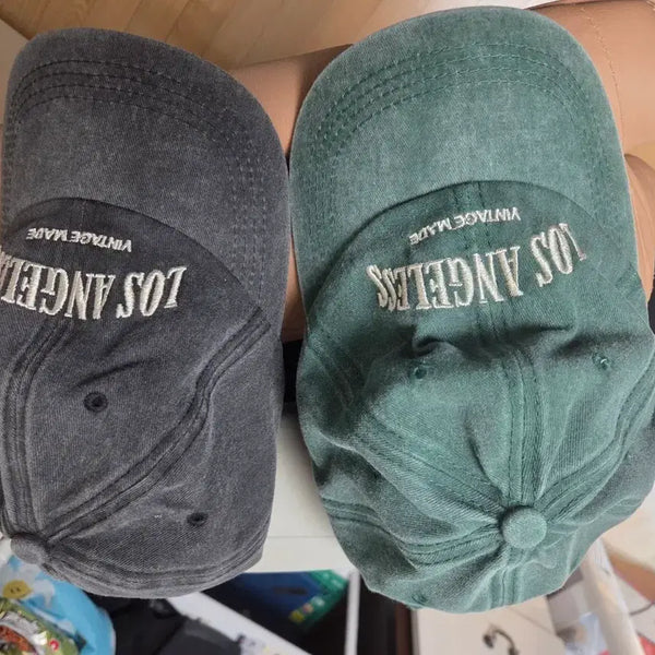 [BUNJANG] Los Angeles Cap Grey/Green / Los Angeles 볼캡 그레이/그린