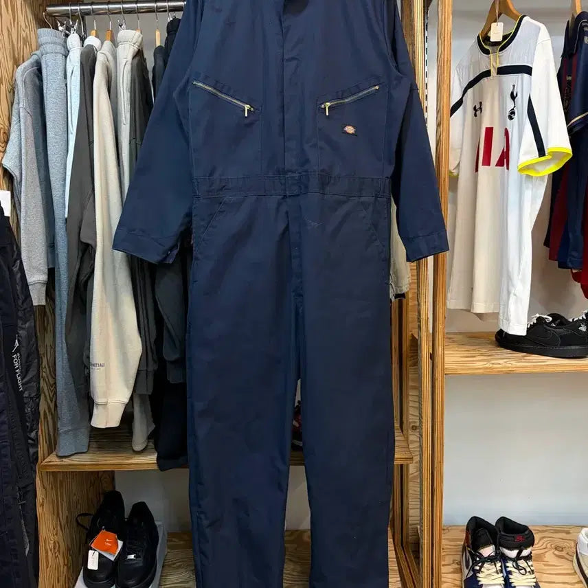 [BUNJANG] Dickies Navy Twill Coverall Jumpsuit Workwear / [XL] 디키즈 Dickies 커버올 점프수트 워크 작업복 네이비 7.9