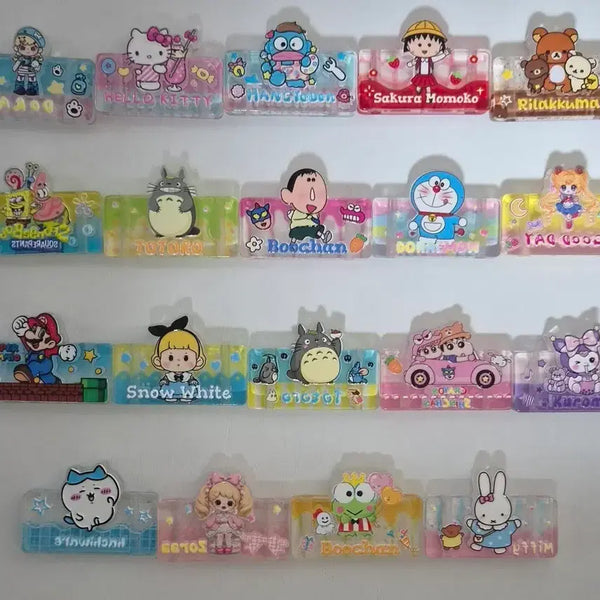 [BUNJANG] Character Square Beads Keychain / 캐릭터 네모비즈 얼빙 비즈(키티.토토로.한교동.케로로 등)