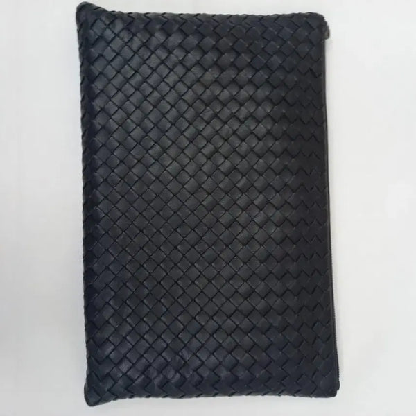 [BUNJANG] Bottega Veneta Intrecciato Clutch Black / 보테가 인트레치아토 클러치 블랙