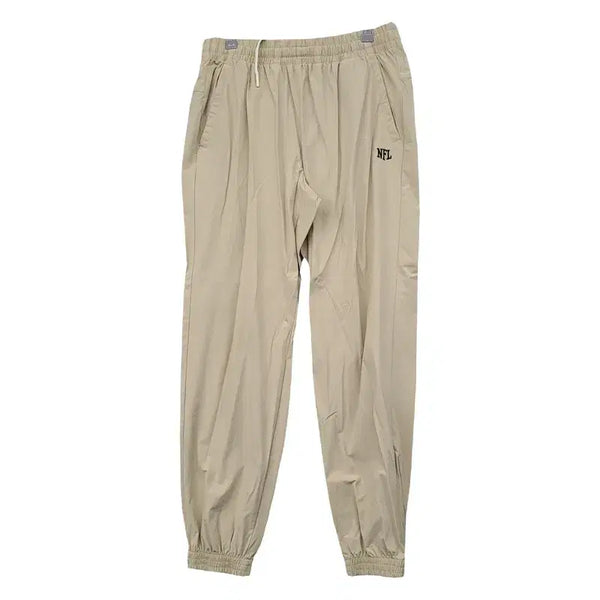 [BUNJANG] NFL Beige Nylon Jogger Pants / 엔에프엘 베이지 나일론 조거팬츠 85