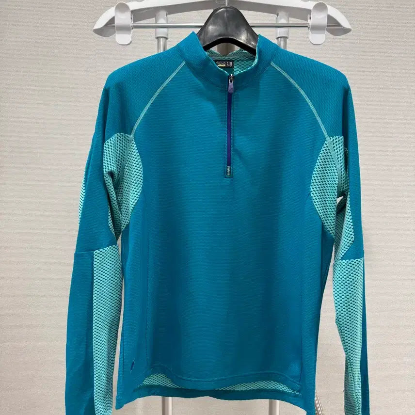 [BUNJANG] Salewa Women's Half-Zip Long Sleeve T-Shirt Size L / 살레와 여성 반집업 긴팔티셔츠 L사이즈