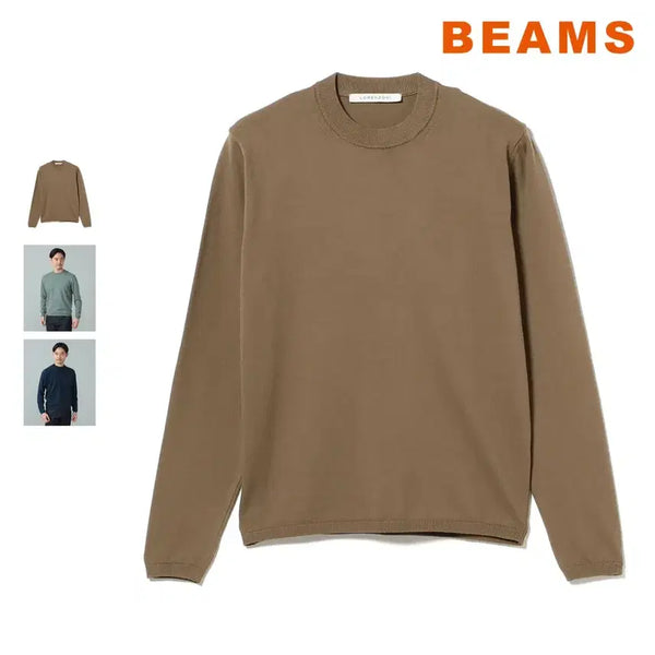 [BUNJANG] BEAMS F x Loro Piana 12 Gauge Cotton High-Neck Knit / 빔즈 에프 별주 로렌조니 코튼 12게이지 하이넥 니트