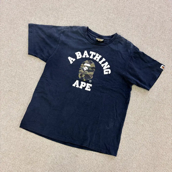 [BUNJANG] Mape Generic Men's Short Sleeve T-Shirt (Discolored) / M 베이프 남성 반팔 티(변색) 0728D1