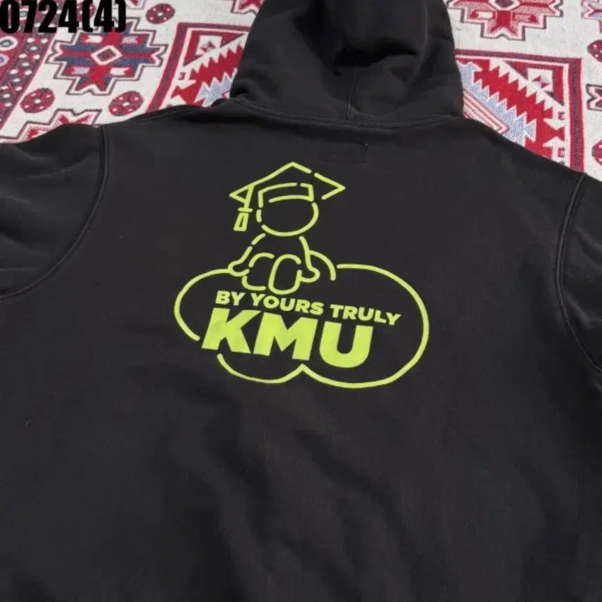 [BUNJANG] thisisneverthat KMU Hooded Zip-Up Black / 디스이즈네버댓 KMU 후드집업 블랙 0724