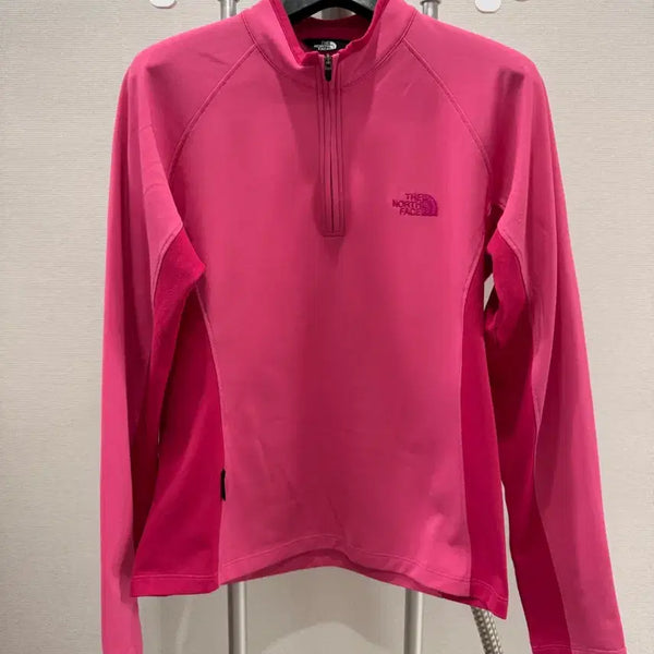 [BUNJANG] The North Face Women's Half-Zip Long Sleeve T-Shirt Size 90 / 노스페이스 여성 반집업 긴팔티셔츠 90