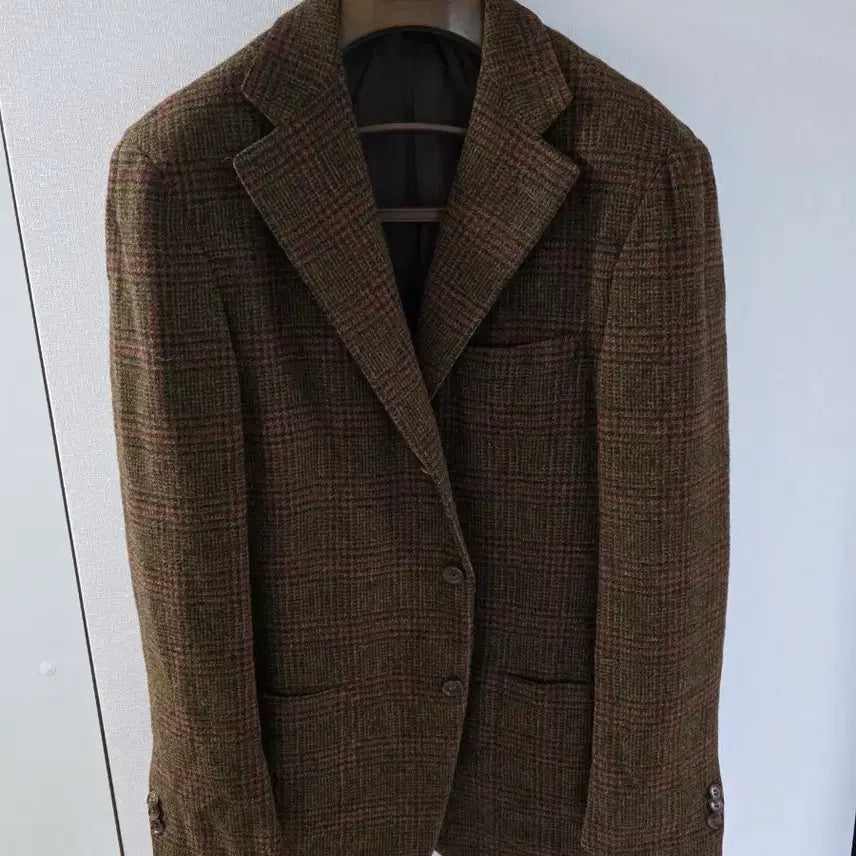 [BUNJANG] Sovereign Italian Made Tweed Check Sport Coat / 소버린 이태리 메이드 트위드 체크 스포츠코트