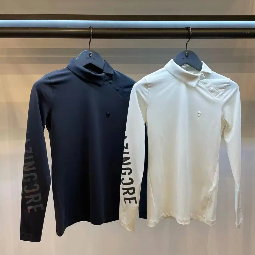 [BUNJANG] Amazingcre Women's Long-Sleeve Polo Shirt / #어메이징크리 #AMAZINGCRE#여성골프웨어