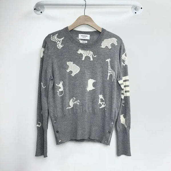 [BUNJANG] Thom Browne Intarsia Animal Knit / 톰브라운 인타르시아 애니멀 니트
