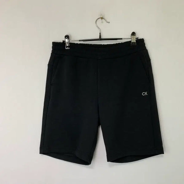 [BUNJANG] Calvin Klein CK Logo Full Banding Training Shorts Black L Unisex / 캘빈클라인 CK 로고 풀밴딩 트레이닝 반바지 블랙 L 남녀공용