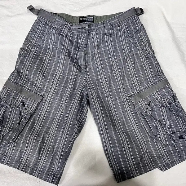 [BUNJANG] Oakley Cargo Checkered Shorts / 오클리 카고 체크 반바지