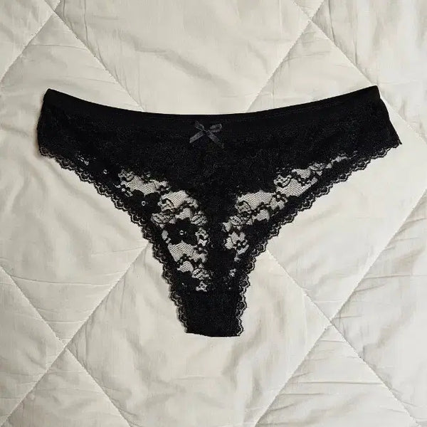 [BUNJANG] Black Lace Panties - Women's Underwear (Used) / 레이스 팬티 블랙 여성 속옷 중고