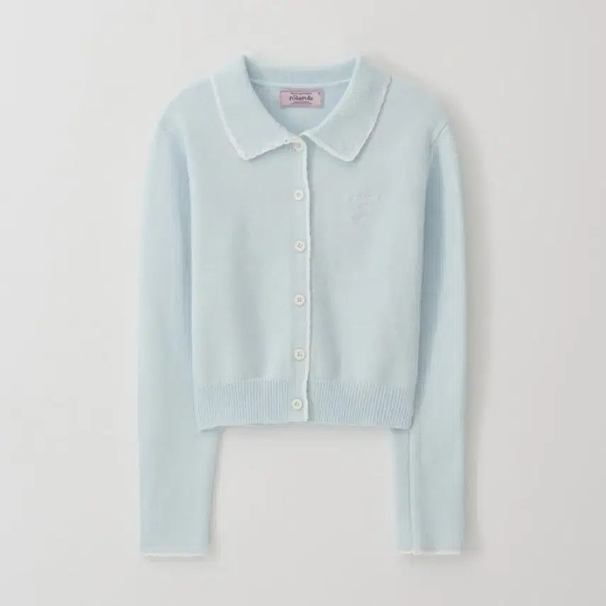 [BUNJANG] Rolarola Lace Collar Cardigan Blue / (택o 새상품) 로라로라 레이스 카라 가디건 블루