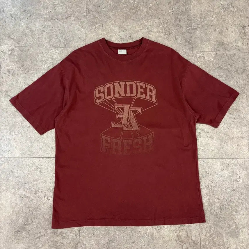 [BUNJANG] Ezkaton Red Short Sleeve T-Shirt / ezkaton 레드 반팔티 #csz991