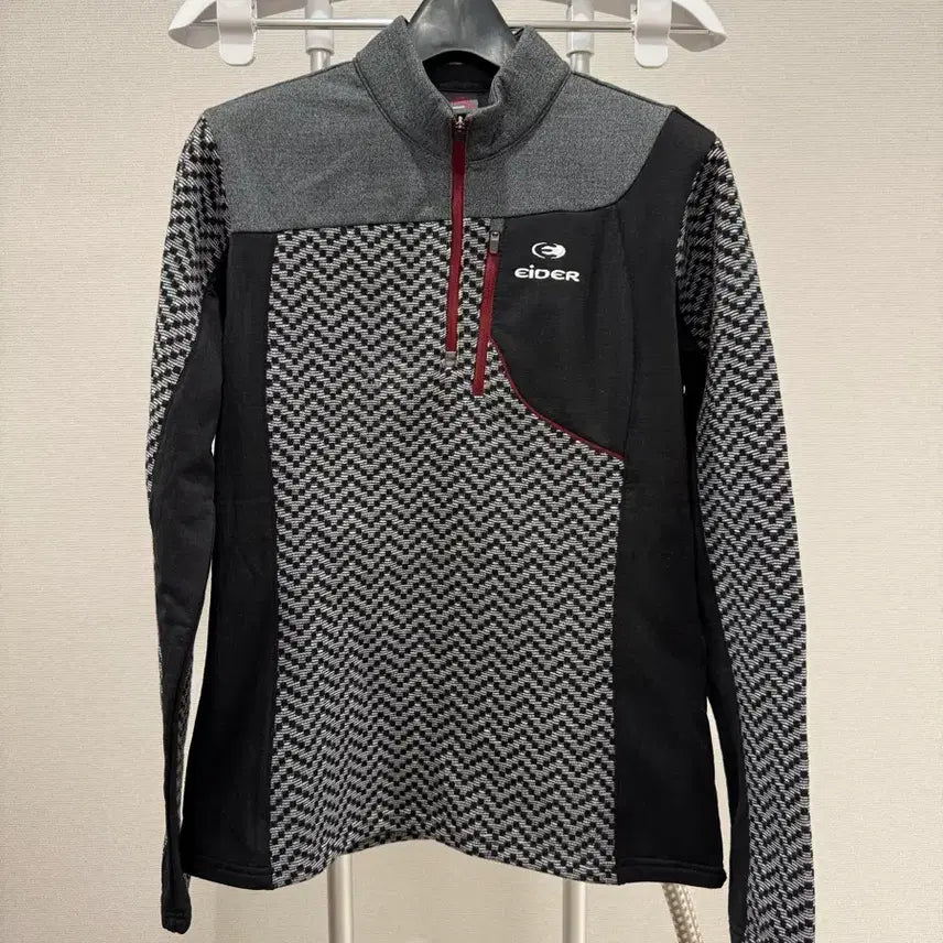 [BUNJANG] Eider Women's Half-Zip Long Sleeve T-Shirt Size L / 아이더 여성 반집업 긴팔티셔츠 L사이즈