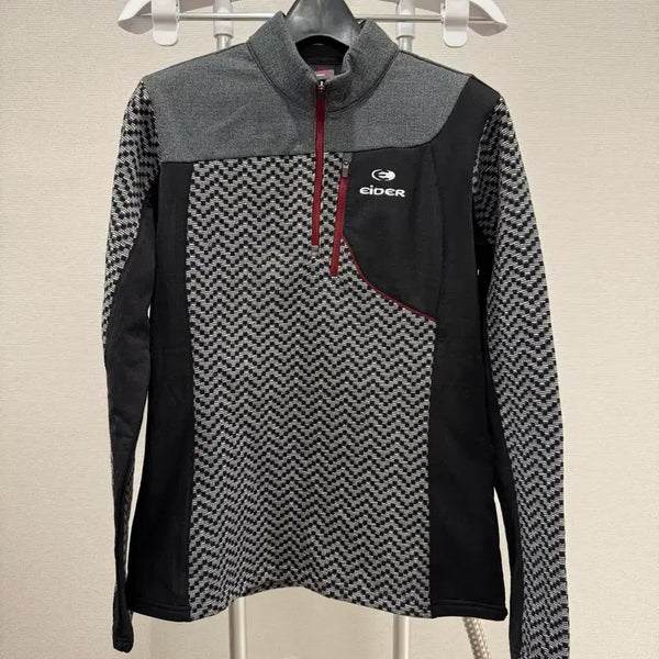 [BUNJANG] Eider Women's Half-Zip Long Sleeve T-Shirt Size L / 아이더 여성 반집업 긴팔티셔츠 L사이즈