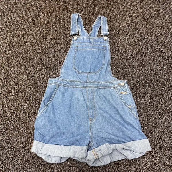 [BUNJANG] H&M Women's Denim Bib Overalls Size 34 / [새상품] H&M 에이치앤엠 여성 데님 멜빵 청바지 34사이즈