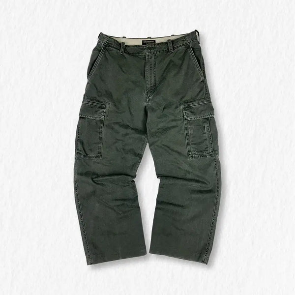 [BUNJANG] Abercrombie & Fitch Cotton Cargo Pants Khaki / 아베크롬비 코튼 카코팬츠 카키