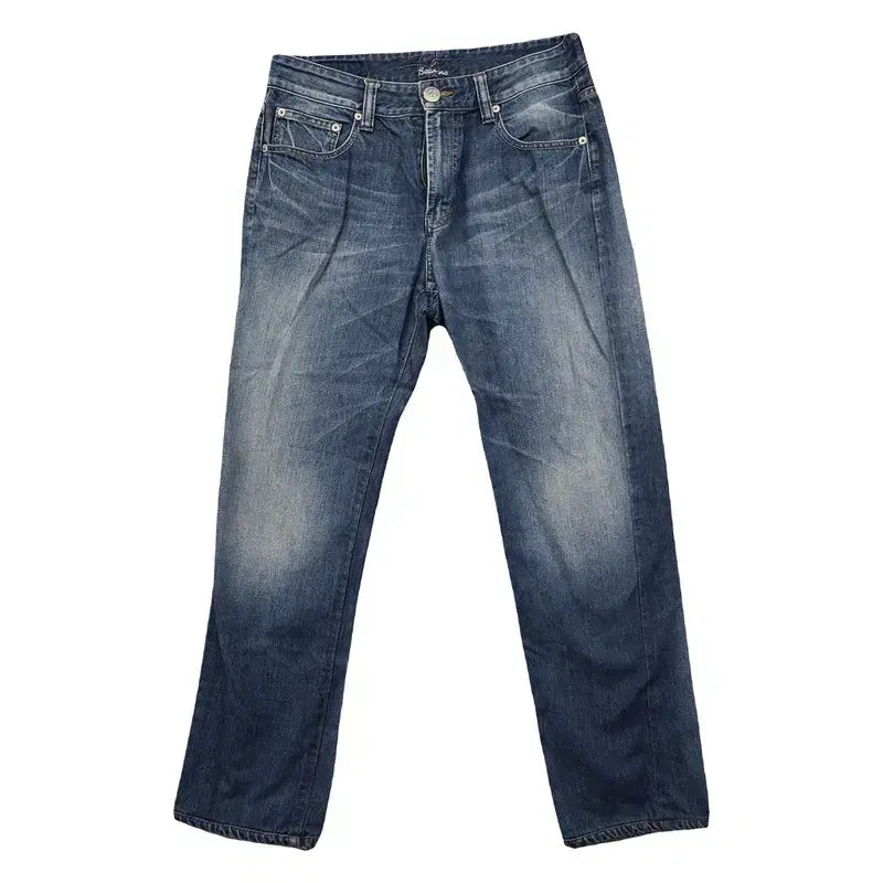 [BUNJANG] Beanpole Washed Denim Jeans Men's Size 84-97 / 빈폴 워싱 남자 청바지 84-97