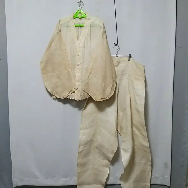[BUNJANG] Ramie Set - Ivory Top and Bottom / 마54 모시세트