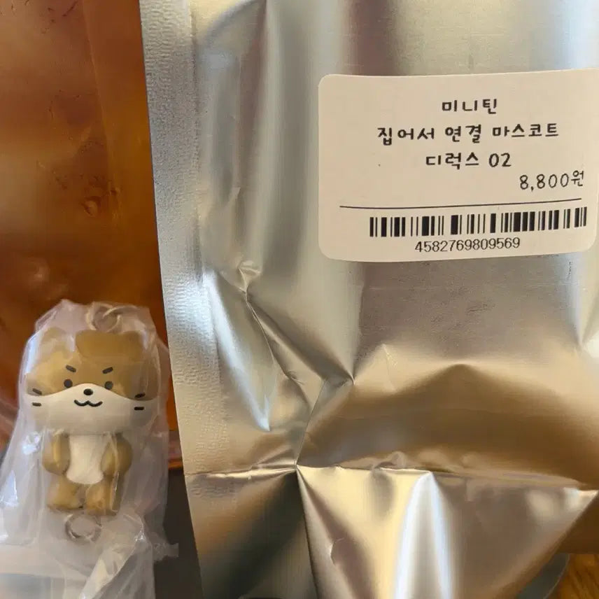 [BUNJANG] MINI TINS Connecting Mascot (ChanDali, Hook Version) POB / 미니틴 집어서 연결 마스코드 (찬달이, 고리 버전)