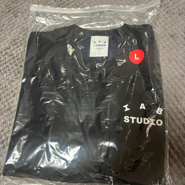 [BUNJANG] IAB STUDIO Black T-shirt / [L] 아이앱 스튜디오 반팔티 블랙