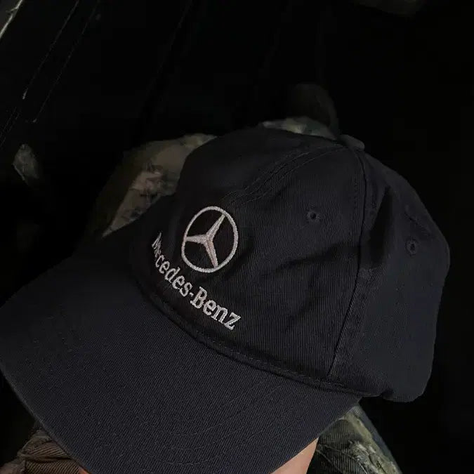 [BUNJANG] Mercedes-Benz Vintage 6-Panel Cap / 메르세데스 벤츠 빈티지 6패널 캡 모자