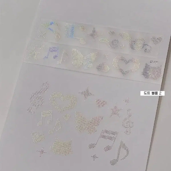 [BUNJANG] Magos Dot Bloom 2 Kiss Cut Matte Sticker / 마고즈 도트블룸2 키스컷 마테띵 다꾸 스티커