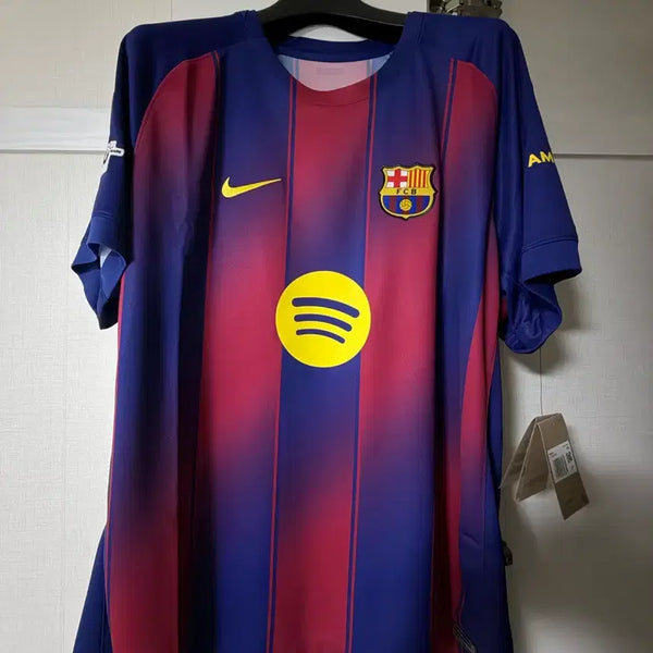 [BUNJANG] FC Barcelona 25/26 Champions League Patch Jersey XXL / 새상품 바르셀로나 25/26시즌 챔스패치 xxl