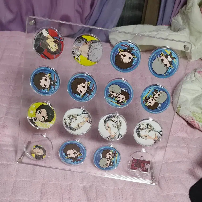 [BUNJANG] 57mm Badge Display Acrylic Frame / 57mm 뱃지 장식 아크릴 액자