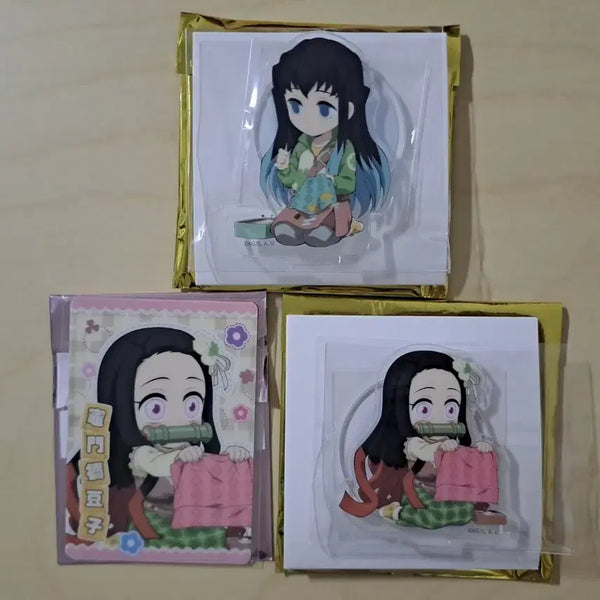 [BUNJANG] Demon Slayer Handmade Acrylic Muichiro & Nezuko Bundle / 귀멸의칼날 핸드메이드 아크릴 무이치로 네즈코 일괄 판매합니다.
