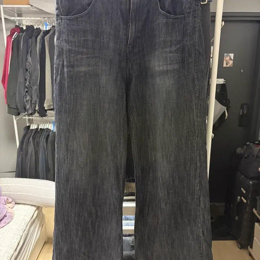 [BUNJANG] Polilu Aged Goshima Denim Pants Dark Indigo / [4] 폴리테루 에이지드 고시마 데님팬츠 다크인디고